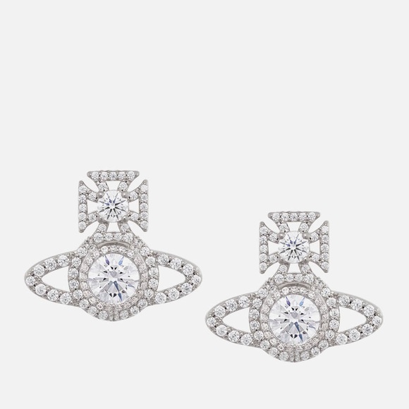 Vivienne Westwood Jewelry - Vivienne Westwood silver rhinestone earrings